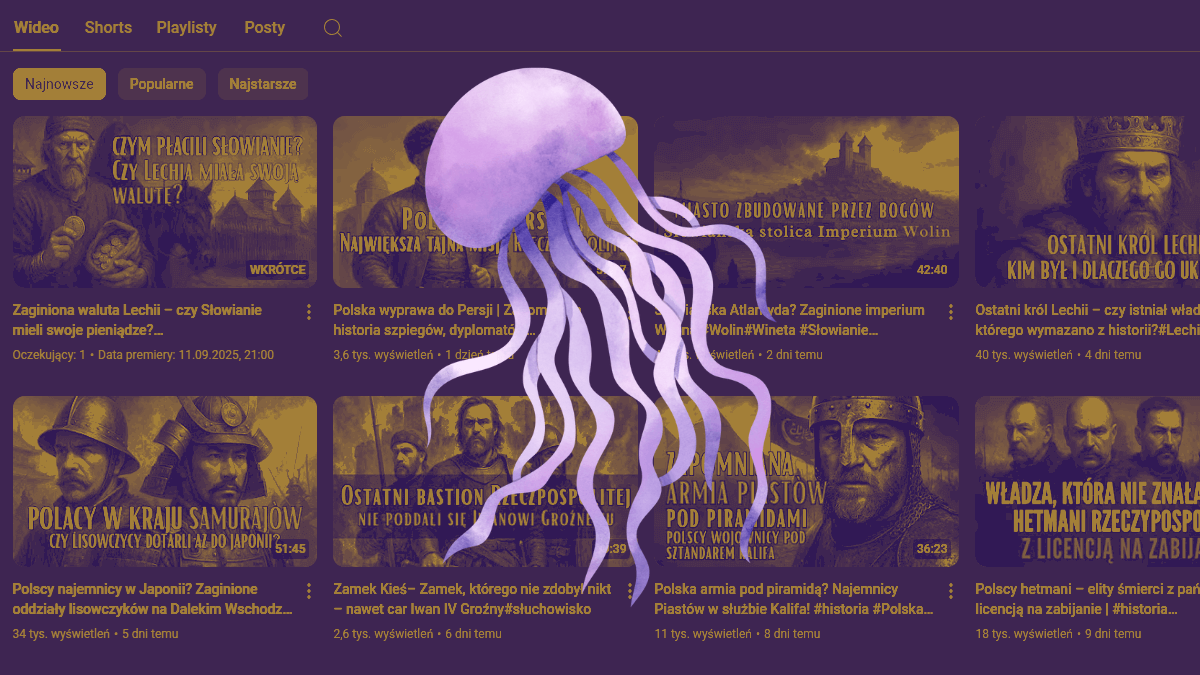 Slopy o przeszłości: generatywne kanały historyczne na YouTube Slopy o przeszłości: generatywne kanały historyczne na YouTube